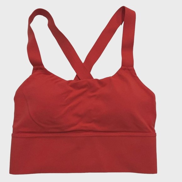 NWT ATHLETA D-DD Warrior Longline Bra In Powervita Sz XXS Red